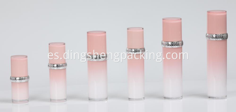 Factory Supply Straight Round Acrylic Bottles